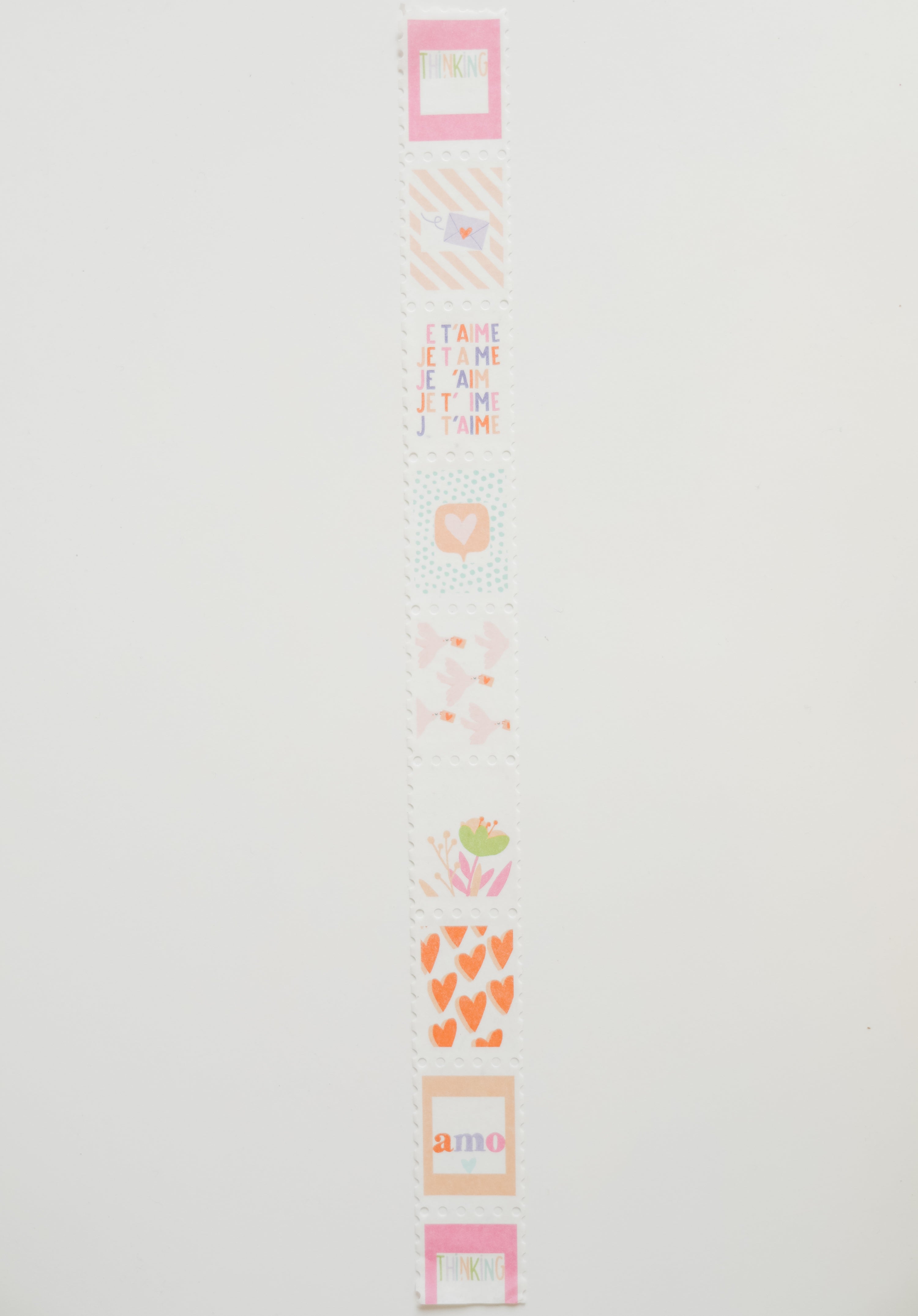 Our Awwwdorable Stamp Washi Tape: LOVE edition!